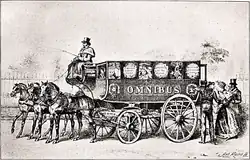 Image 173George Shillibeer's first London omnibus, 1829 (from Horsebus)