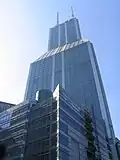 The eastern façade of the Shanghai Shimao Festival City
