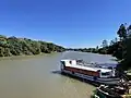 Ship docked at Itá Corá, Paraguay