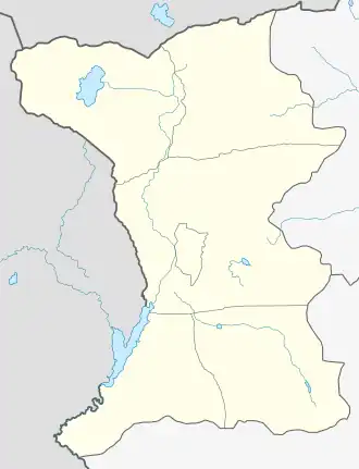Anushavan is located in Shirak