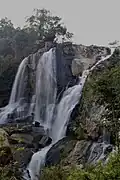 View near waterfall basin