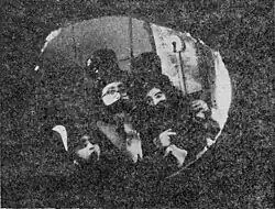 A black and white promotional image for a 1962 film