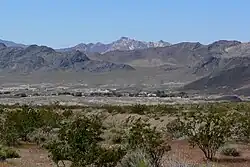 View of Shoshone from the east
