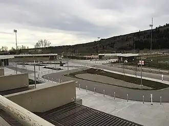Shouldice Park, Calgary, undergoing renovations in 2017.
