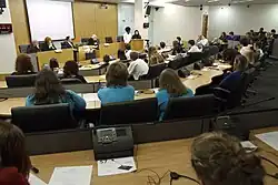 Siambr Hywel debating chamber (2012)