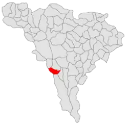Location in Alba County