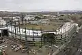 Stadium construction on February 13, 2009, two months before opening day