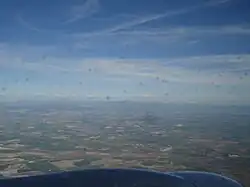 Sierra de Cádiz while landing in Jerez airport.