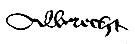 Albrecht III Achilles's signature