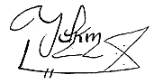 John the Fearless's signature