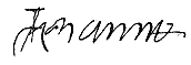 Jeanne III's signature