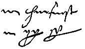 Maurice's signature