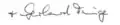 Gerhard Feige's signature
