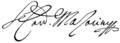 Cardinal Mazarin's signature