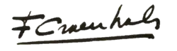 Signature of François Craenhals