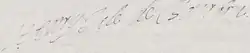 Henri Jules's signature