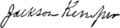 Jackson Kemper's signature