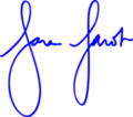 Signature of Sara Jacobs