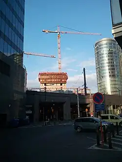The Iris Tower under construction (July 2019)