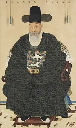 Joseon's Sim Hwan-ji in Gwanbok.