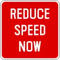 Slow down