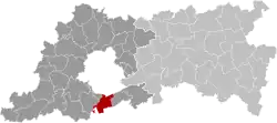 Location of Sint-Genesius-Rode in Flemish Brabant