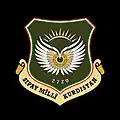 Insignia of the party's armed wing, the National Army of Kurdistan (SMK).