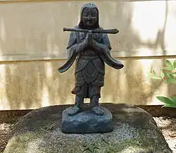 Statue of Idaten at Shiromine-ji in Sakaide, Kanagawa, Japan.