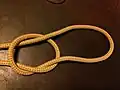 8-1- For ABOK #1142 bottle sling start with an Overhand knot pulled to a Slip knot