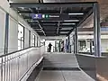 Entrance of the station