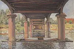 Under the Bridge at Hampton Court, 1874, Kunstmuseum Winterthur, Switzerland