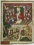 Six of the Ten Kings of Hell (1798) AC 1998.268.3.1-.6 - before conservation