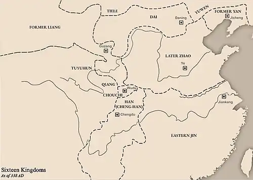 Former Liang in the northwest