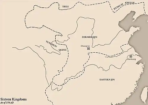 Former Qin 376 CE