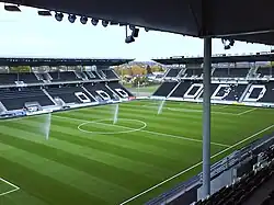 Skagerak Arena viewed from the "Sparebank 1"-stand