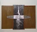 'Skein'- Royal Academy 2010- Photographic print and rusted mild steel-200&nbsp;cm x 280&nbsp;cm