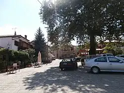 Central square of Skra