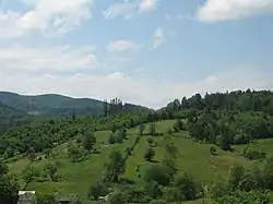 Rural landscape in Slătioara, Râșca