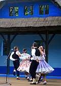 Slovak folk dance in Gložan