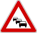 I-33 Traffic queues ahead.