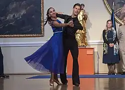 Image 15Slovenian dancers at the National Gallery in 2019 (from Culture of Slovenia)