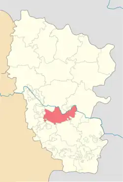 Location of Slovianoserbsk Raion
