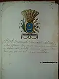 Leliwa in a legitimacy document of the Słowacki family, 1803