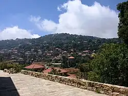 The town viewed from the Castle of Smar Jbeil