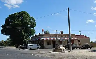 The Cumberland Hotel at Smeaton (the oldest weatherboard pub in Victoria)