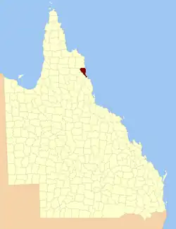 Location within Queensland