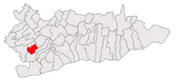 Location in Călărași County