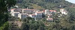 A general view of the village of Sollacaro