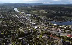 Aerial view of Sollefteå, August 2014