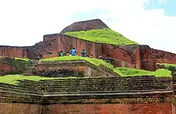 Paharpur with green grass